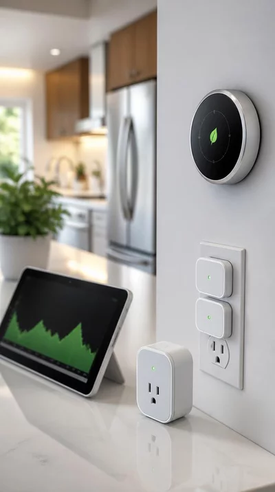 Smart home connected devices for energy efficiency