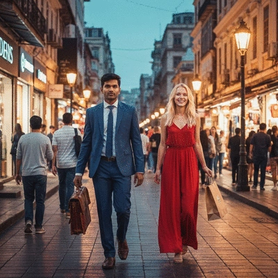 Electrician presenting a clear quote on a tablet to a homeowner