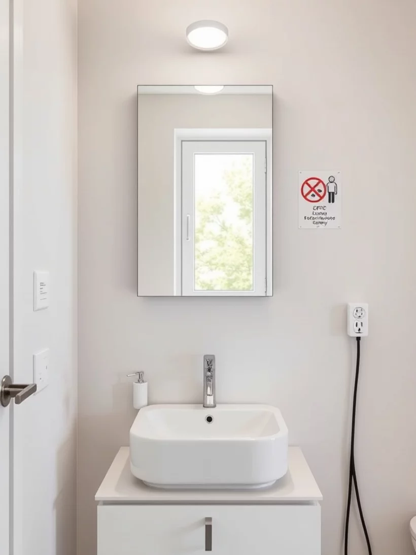 Sécurité électrique dans la salle de bain